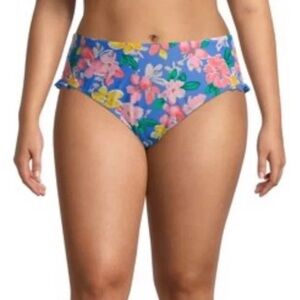 Plus Size Ruffle Swimsuit Bikini Bottom
